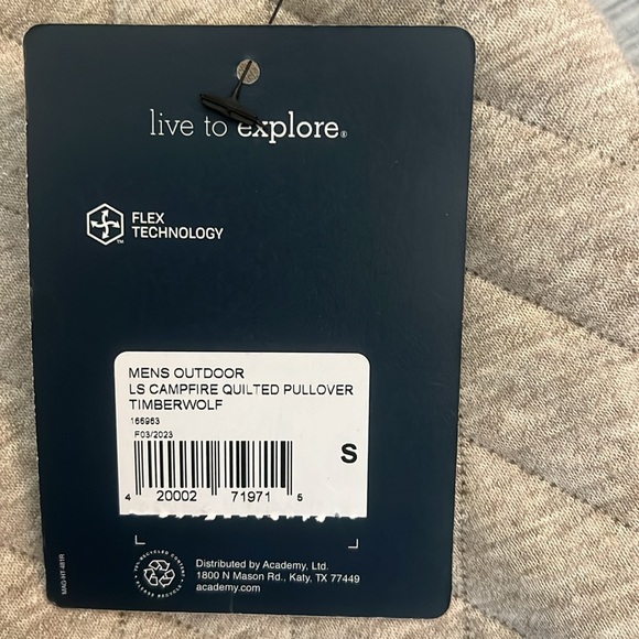 NWT- Men’s Quilted Magellan Pullover - Picture 5 of 5